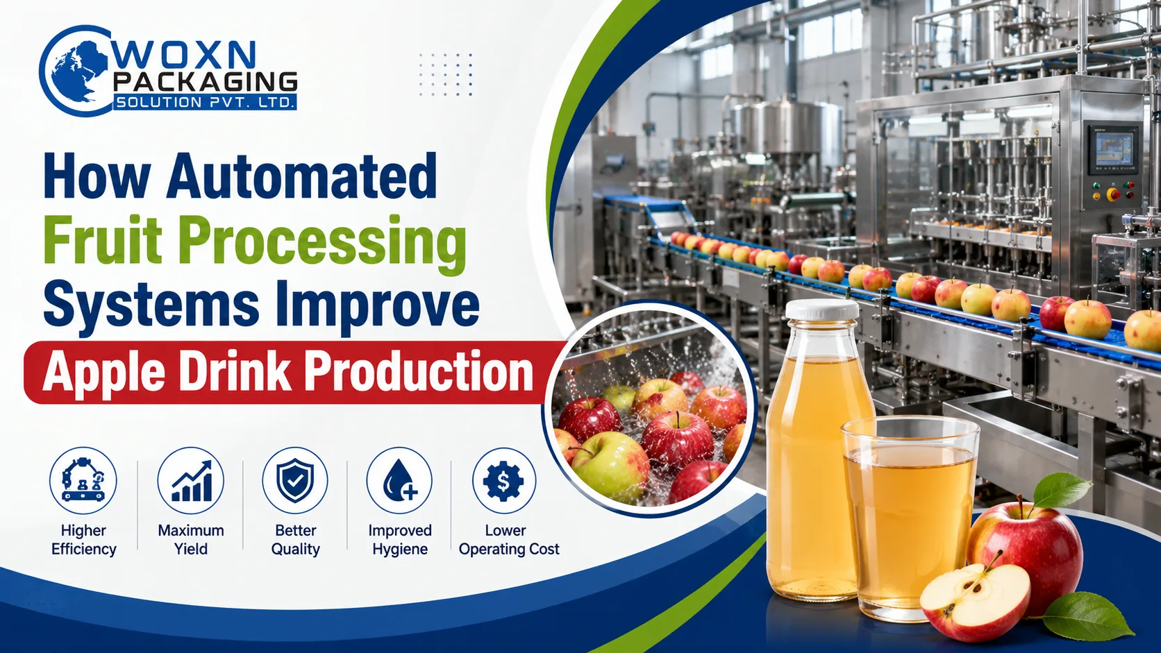 You are currently viewing How Automated Fruit Processing Systems Improve Apple Drink Production